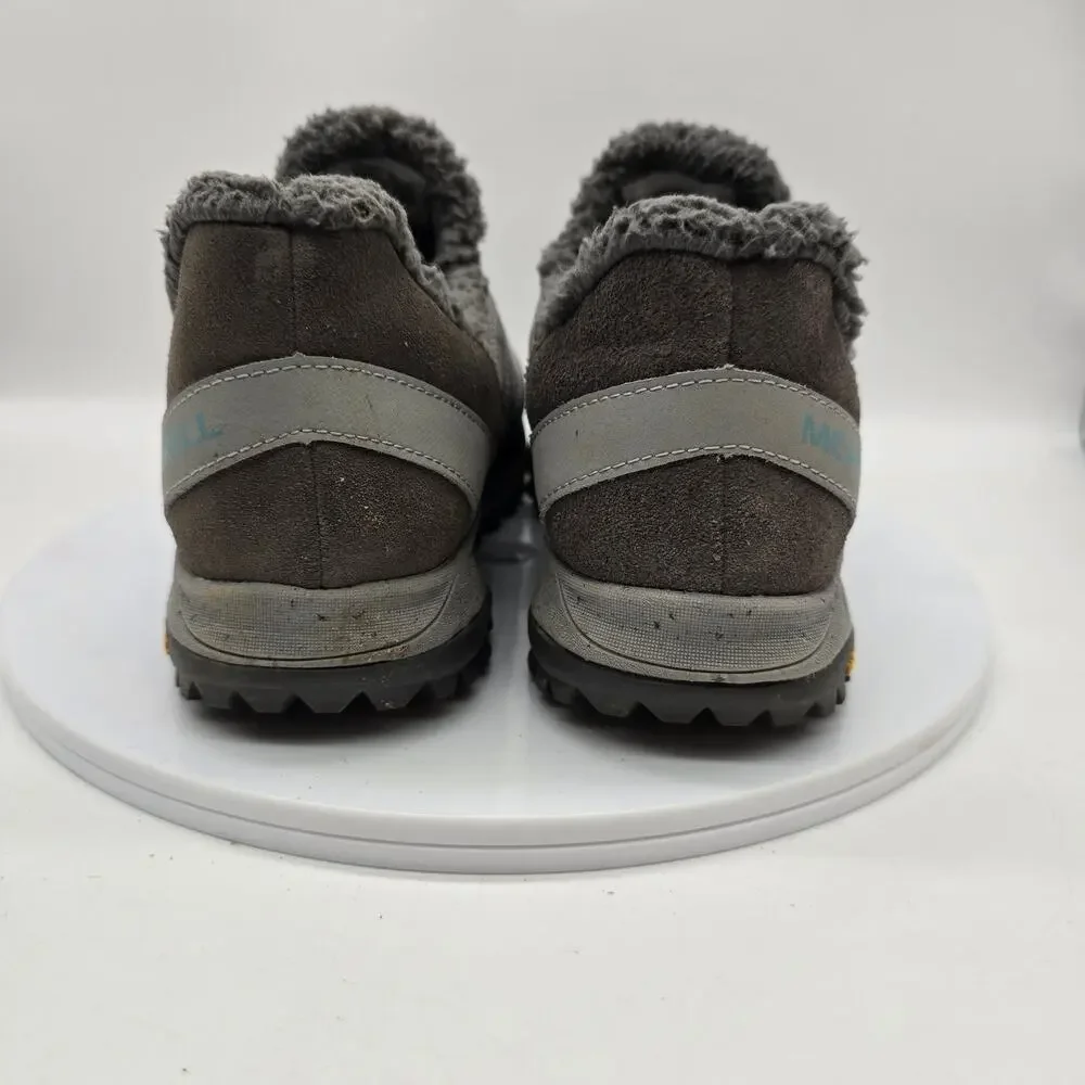 Merrell Antora Moc Slip-On Sneaker Women's SZ 8.5 Trail Running Gray Vibram Sole